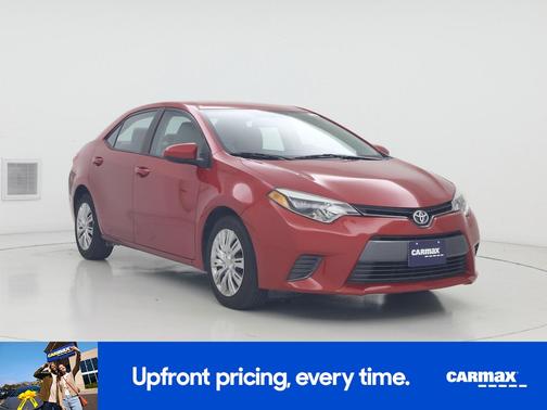 Red 2015 Toyota Corolla LE