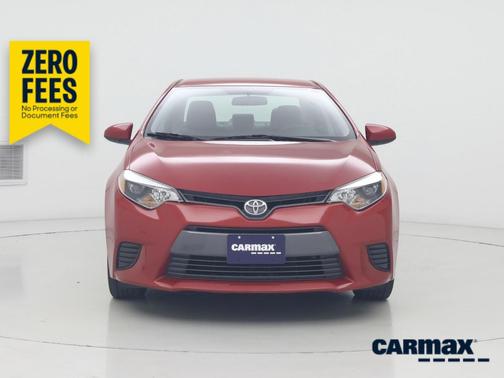 Red 2015 Toyota Corolla LE