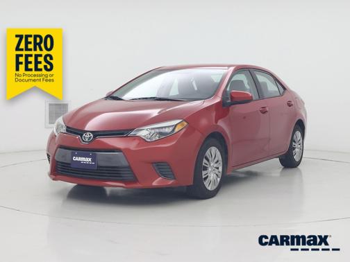 Red 2015 Toyota Corolla LE