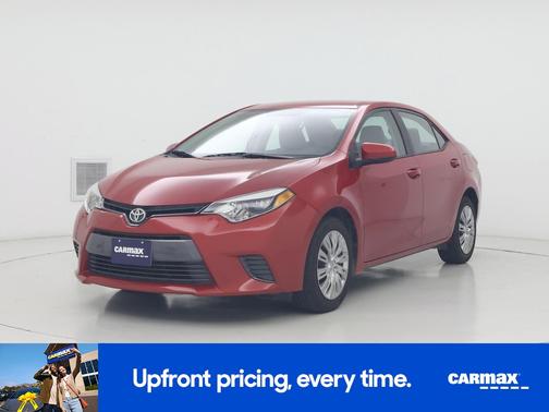 Red 2015 Toyota Corolla LE