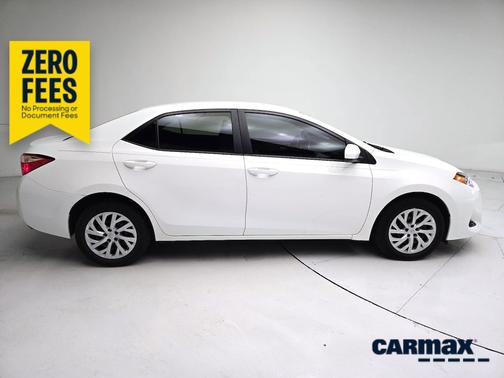 White 2019 Toyota Corolla LE
