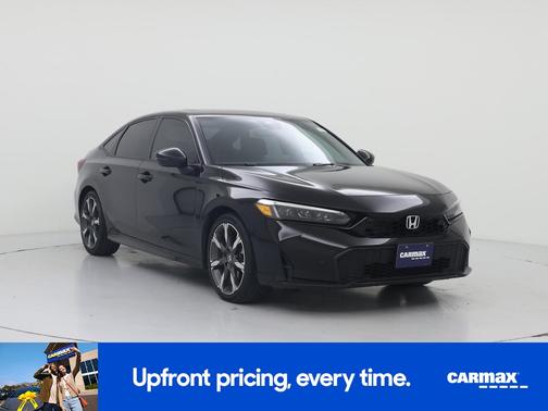 Black 2025 Honda Civic Hybrid Sport Touring