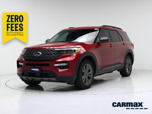 Red 2021 Ford Explorer XLT