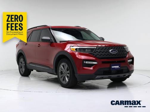 Red 2021 Ford Explorer XLT