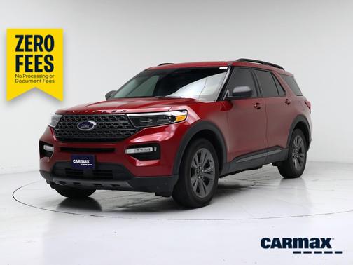 Red 2021 Ford Explorer XLT