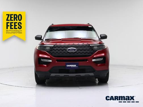 Red 2021 Ford Explorer XLT