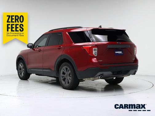 Red 2021 Ford Explorer XLT