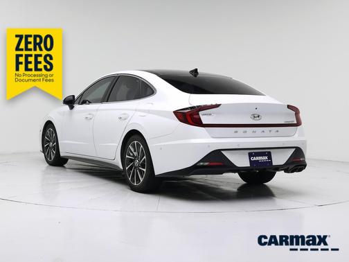 White 2020 Hyundai SONATA Limited