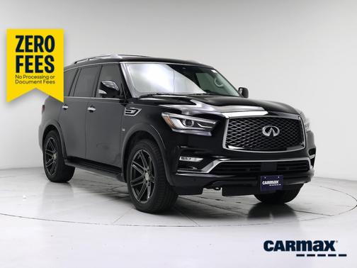 Black 2019 INFINITI QX80 Luxe