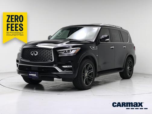 Black 2019 INFINITI QX80 Luxe