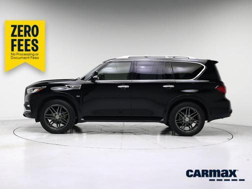 Black 2019 INFINITI QX80 Luxe