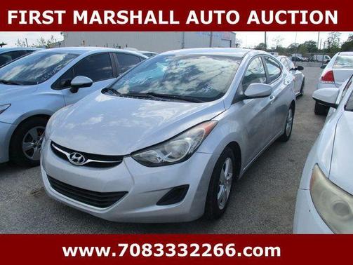 Radiant Silver 2013 Hyundai ELANTRA GLS