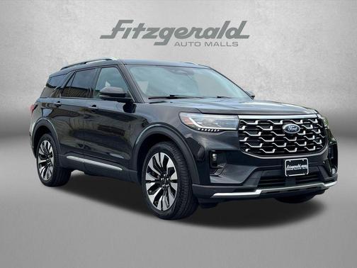 AGATE BLACK METALLIC 2025 Ford Explorer Platinum