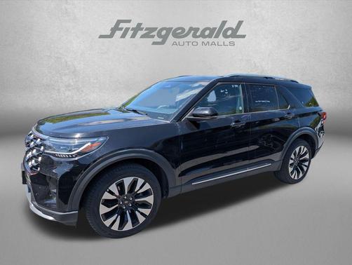 AGATE BLACK METALLIC 2025 Ford Explorer Platinum
