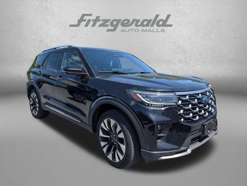 AGATE BLACK METALLIC 2025 Ford Explorer Platinum