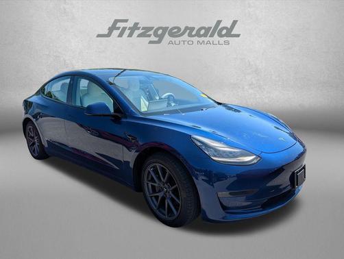 Deep Blue Metallic 2021 Tesla Model 3 Standard Range Plus