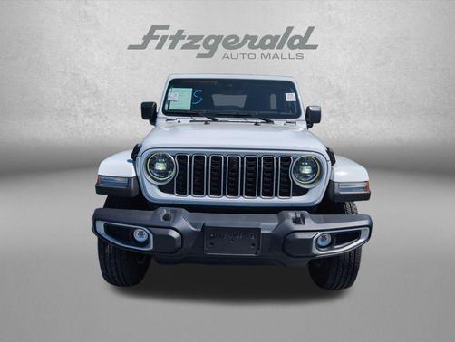 Bright White 2024 Jeep Wrangler 4-Door Sahara