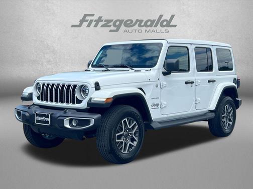Bright White 2024 Jeep Wrangler 4-Door Sahara
