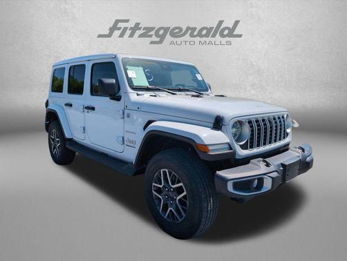 Bright White 2024 Jeep Wrangler 4-Door Sahara