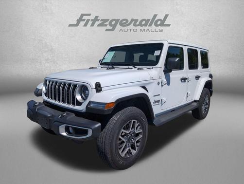 Bright White 2024 Jeep Wrangler 4-Door Sahara