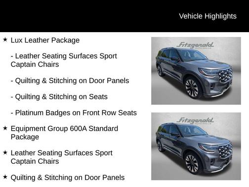 CARBONIZED GRAY METALLIC 2025 Ford Explorer Platinum