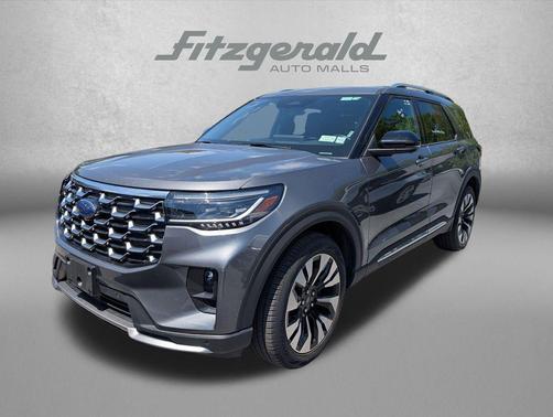 CARBONIZED GRAY METALLIC 2025 Ford Explorer Platinum