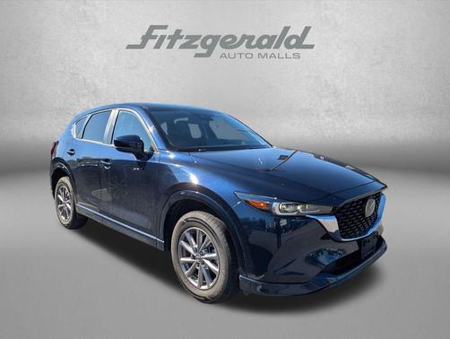 Deep Crystal Blue Mica 2025 Mazda CX-5 2.5 S Preferred Package