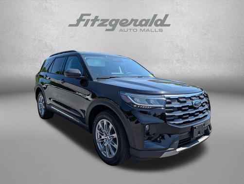 AGATE BLACK METALLIC 2025 Ford Explorer Active