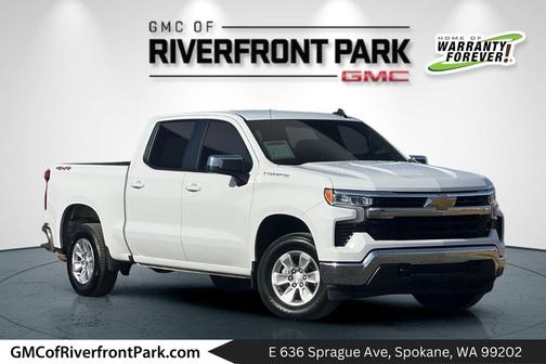 Summit White 2025 Chevrolet Silverado 1500 LT