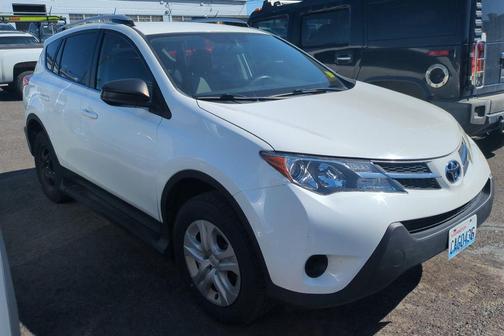 Super White 2015 Toyota RAV4 LE