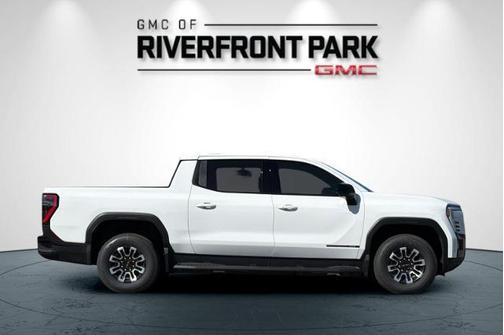 Summit White 2026 GMC Sierra EV Standard Range Elevation