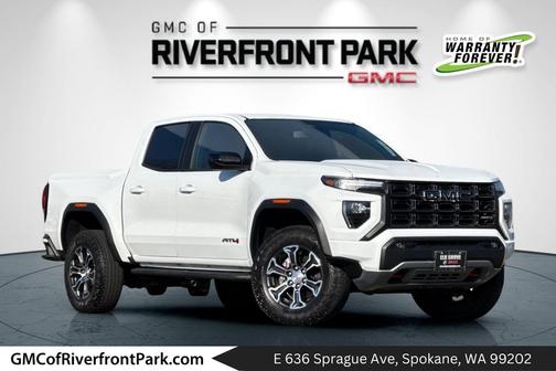 Summit White 2023 GMC Canyon AT4