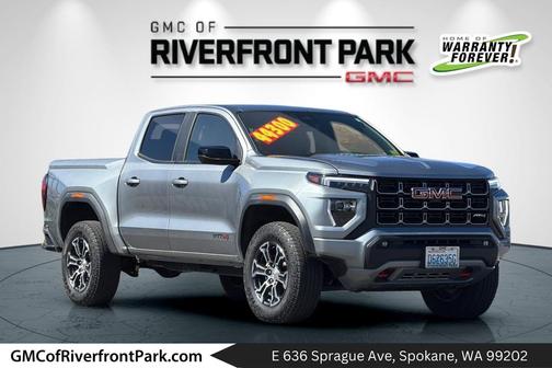 Sterling Metallic 2025 GMC Canyon AT4