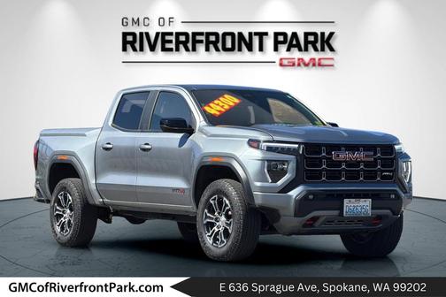 Sterling Metallic 2025 GMC Canyon AT4