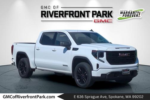 Summit White 2022 GMC Sierra 1500 Elevation