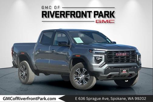 Sterling Metallic 2023 GMC Canyon AT4