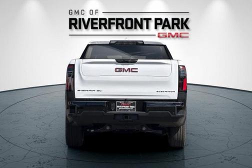 Summit White 2026 GMC Sierra EV Standard Range Elevation