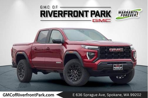 Volcanic Red Tintcoat 2026 GMC Canyon Elevation