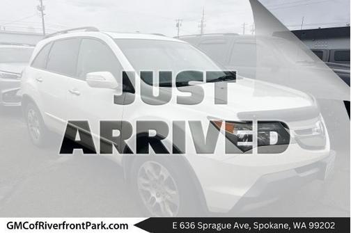 Aspen White Pearl 2009 Acura MDX Technology