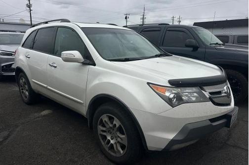 Aspen White Pearl 2009 Acura MDX Technology
