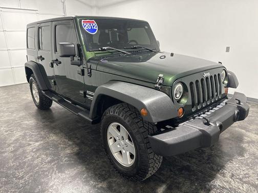 Natural Green Pearlcoat 2012 Jeep Wrangler Unlimited Sport