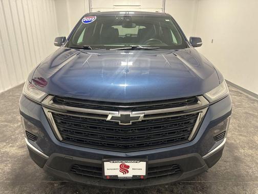 Northsky Blue Metallic 2022 Chevrolet Traverse LT Leather
