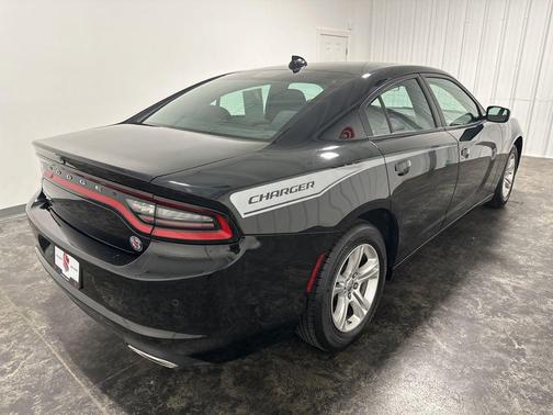 Pitch Black Clearcoat 2023 Dodge Charger SXT