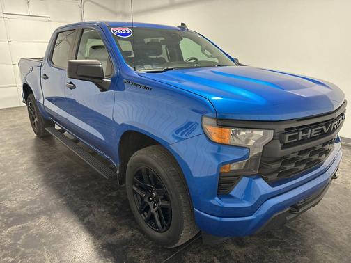 Glacier Blue Metallic 2022 Chevrolet Silverado 1500 Custom