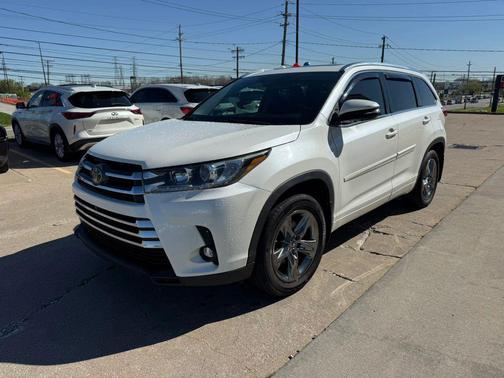 Blizzard Pearl 2019 Toyota Highlander Limited Platinum