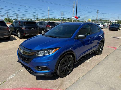 Aegean Blue Metallic 2022 Honda HR-V AWD Sport