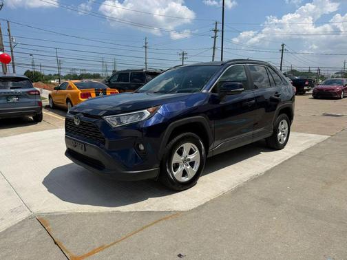 Blue 2021 Toyota RAV4 XLE