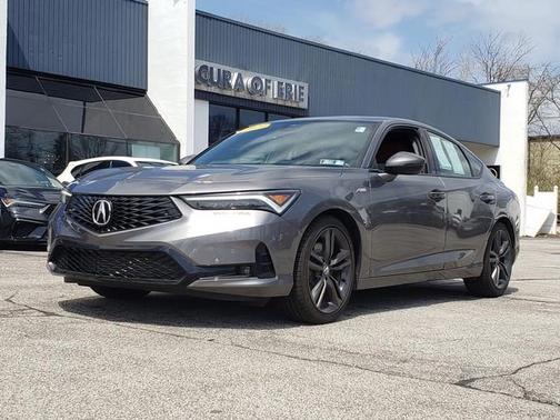 Liquid Carbon Metallic 2023 Acura Integra