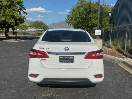 White 2018 Nissan Sentra S