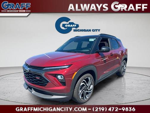Crimson Metallic 2025 Chevrolet Trailblazer RS